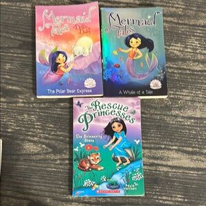4/$10 Mermaid Tales and Rescue Princesses Books